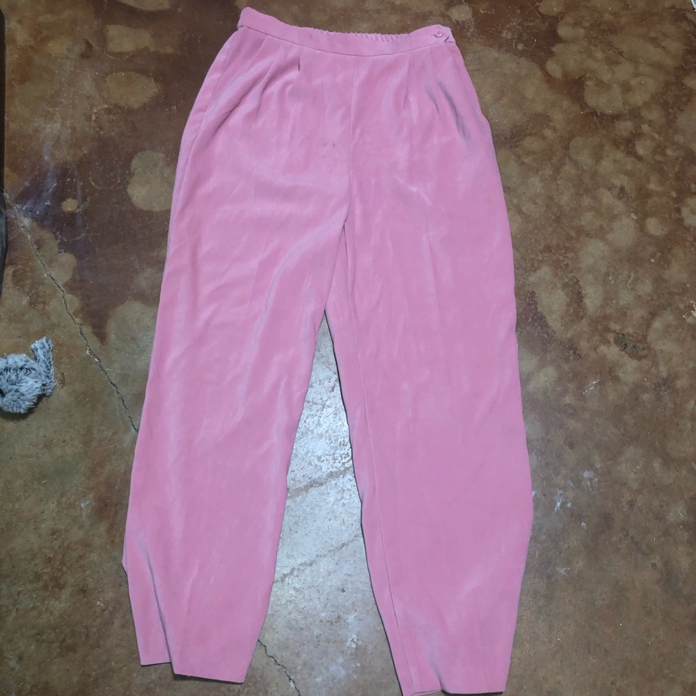Suede-like trousers